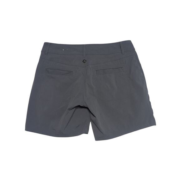 PrAna Revenna Shorts Ripstop Nylon Dark Gray Womens 8 Gorpcore Hiking Summer - Picture 3 of 6